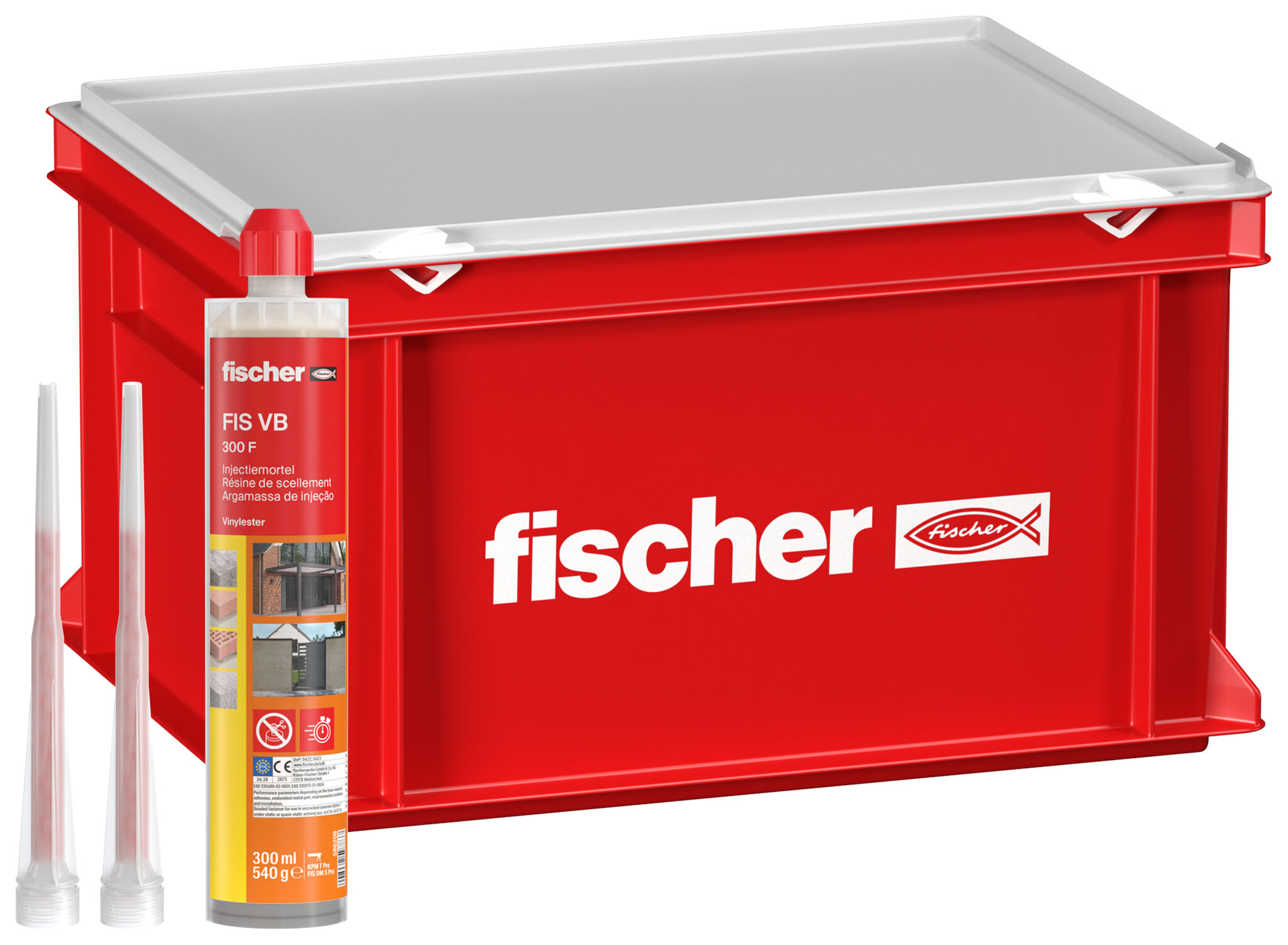 Product Picture: "Mortier d'injection fischer FIS VB 300 F, 300 ml, grande mallette d'outillage"