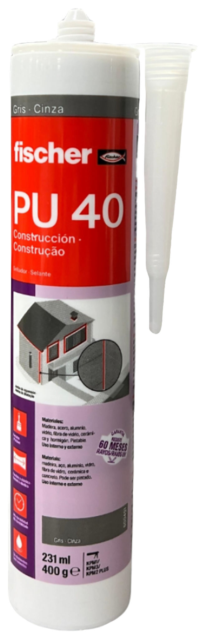 Product Picture: "Selante PU 40 Cinza 400g"