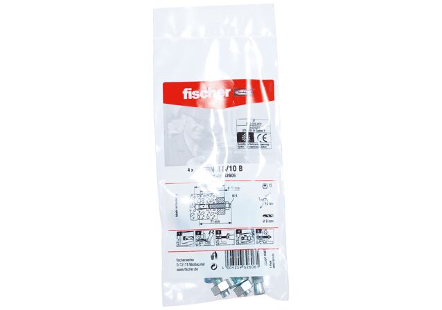 Packaging: "fischer bolt anchor FBN II 8/10 B bag"