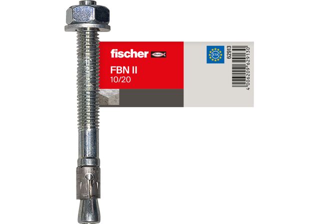 Εικόνα προϊόντος: "fischer FBN II 10/20 E Εκτονούμενο αγκύριο ηλεκτρογαλβανισμένο μονό"