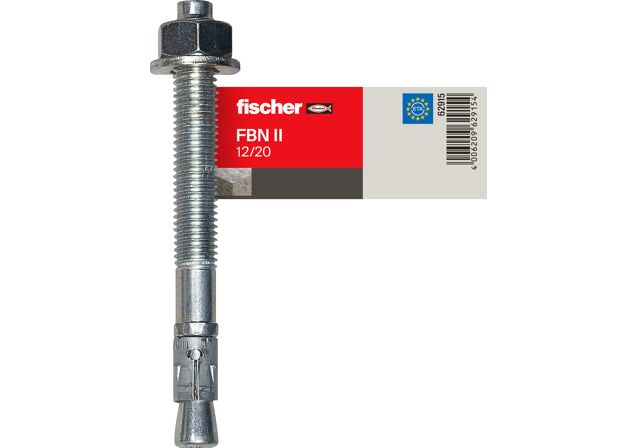 Εικόνα προϊόντος: "fischer FBN II 12/20 E Εκτονούμενο αγκύριο ηλεκτρογαλβανισμένο μονό"