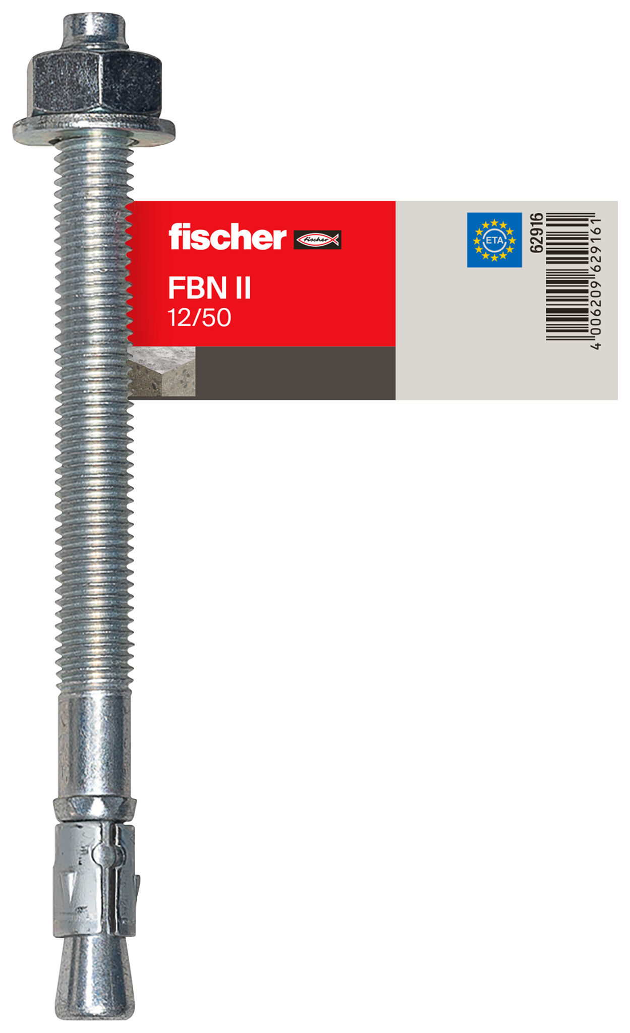 Product Picture: "fischer bolt anchor FBN II 12/50 E item pricing"