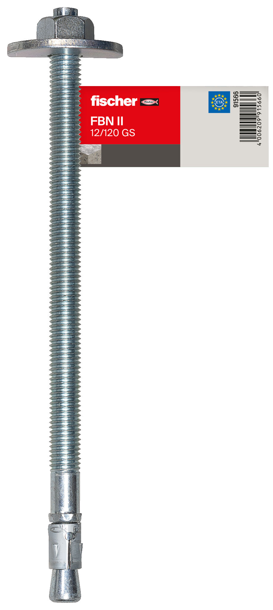 Product Picture: "피셔 앵커 볼트 FBN II 12/120 GS 대형 와셔, 아연 도금, E item pricing"