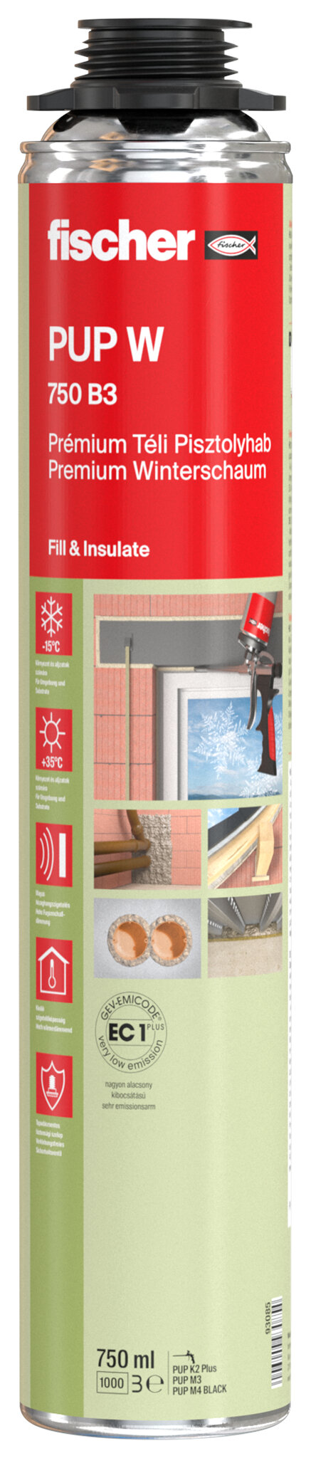 Product Picture: "fischer gun foam premium PUP W 750 B3 winter"