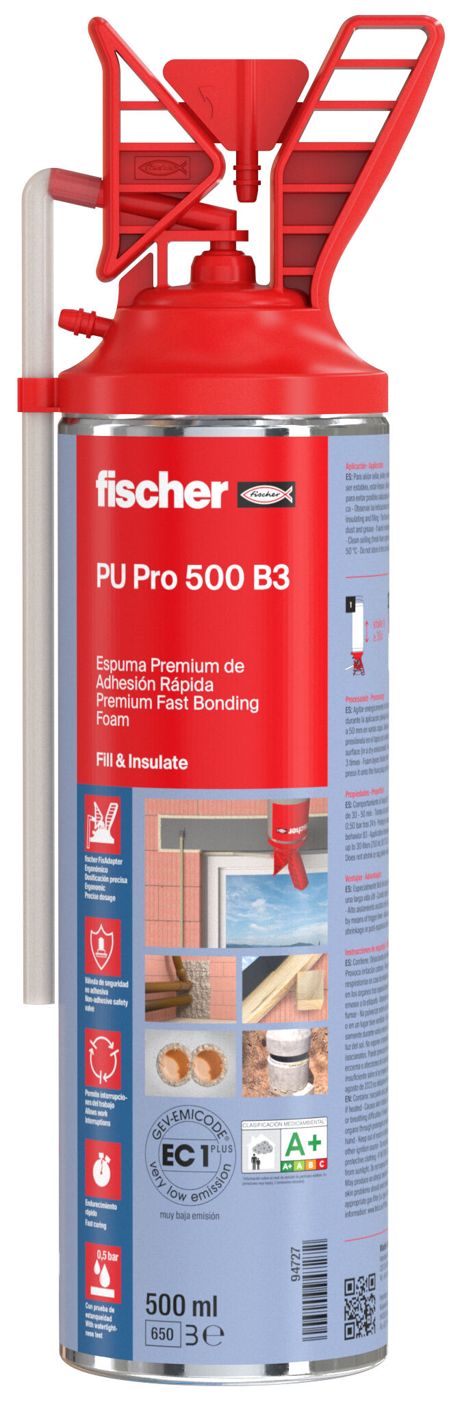 Product Picture: "fischer Espuma de montaje rápido PU 1/500 B3"