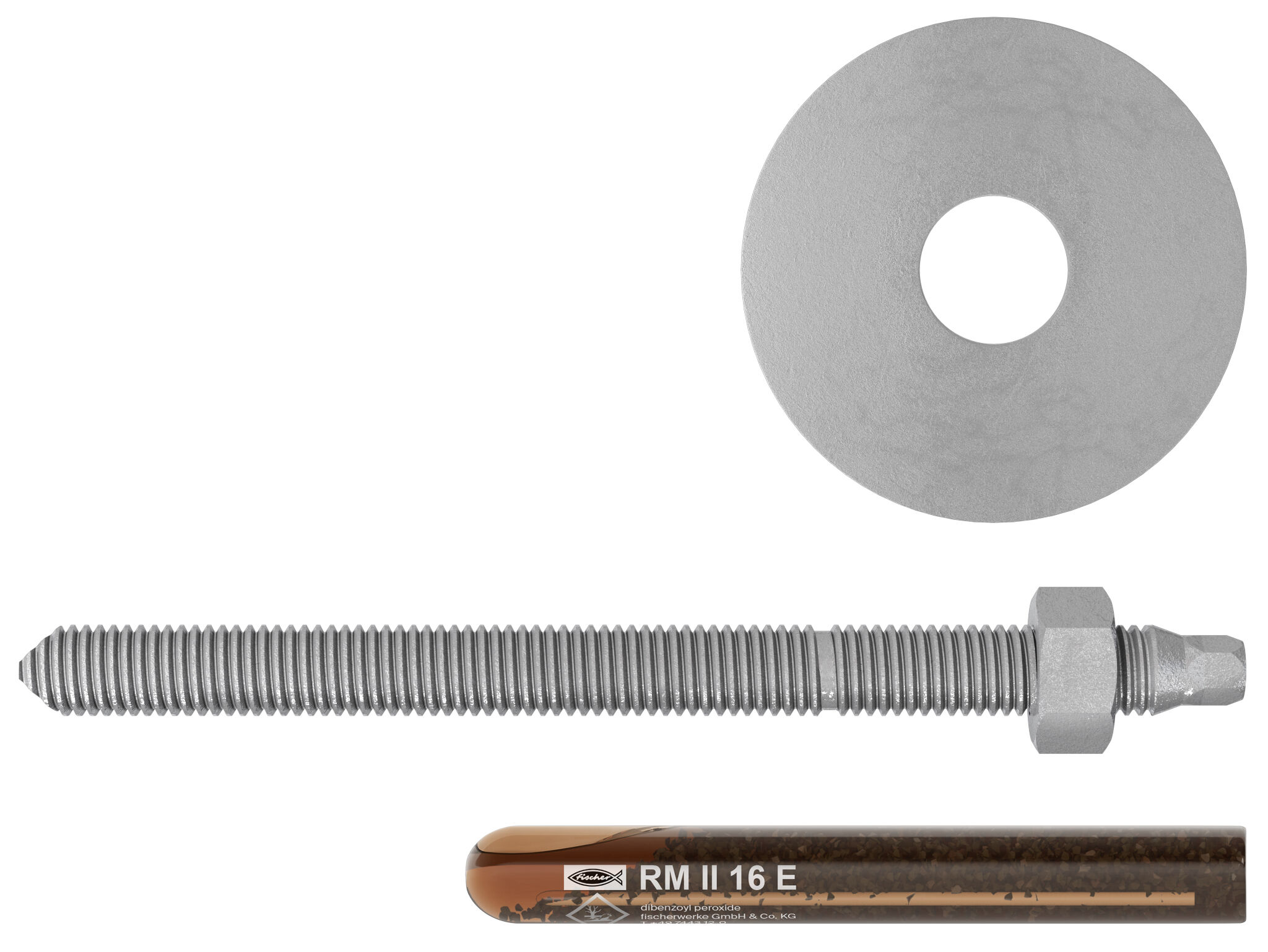 Produktbild: "fischer RM II Set R - 16 x 185/32 Stahlgüte 8.8 feuerverzinkt"