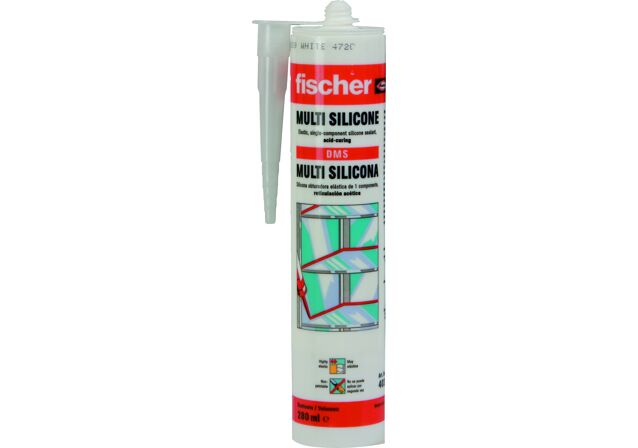 Product Picture: "fischer Multi-silicona Standard DMS blanco"