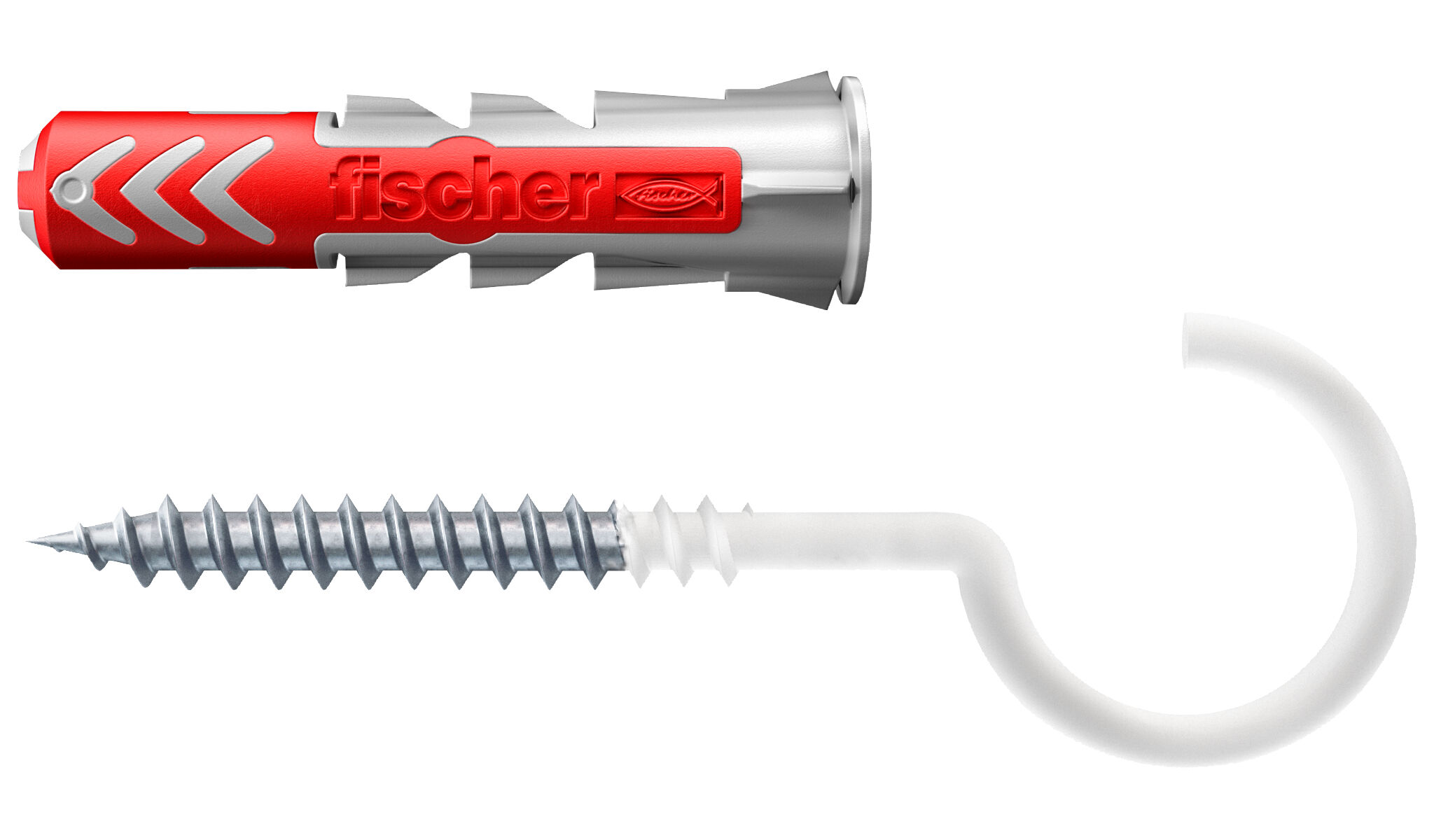 Produktbild: "fischer DuoPower 10 x 50 RH G mit Rundhaken, groß, nylonbeschichtet"