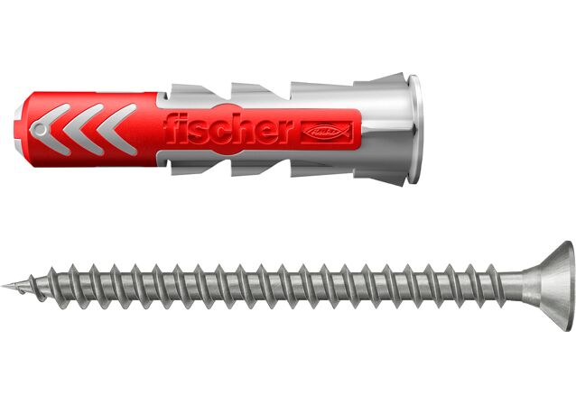 Product Picture: "fischer DuoPower 6 x 30 S screw A2 stainless steel"