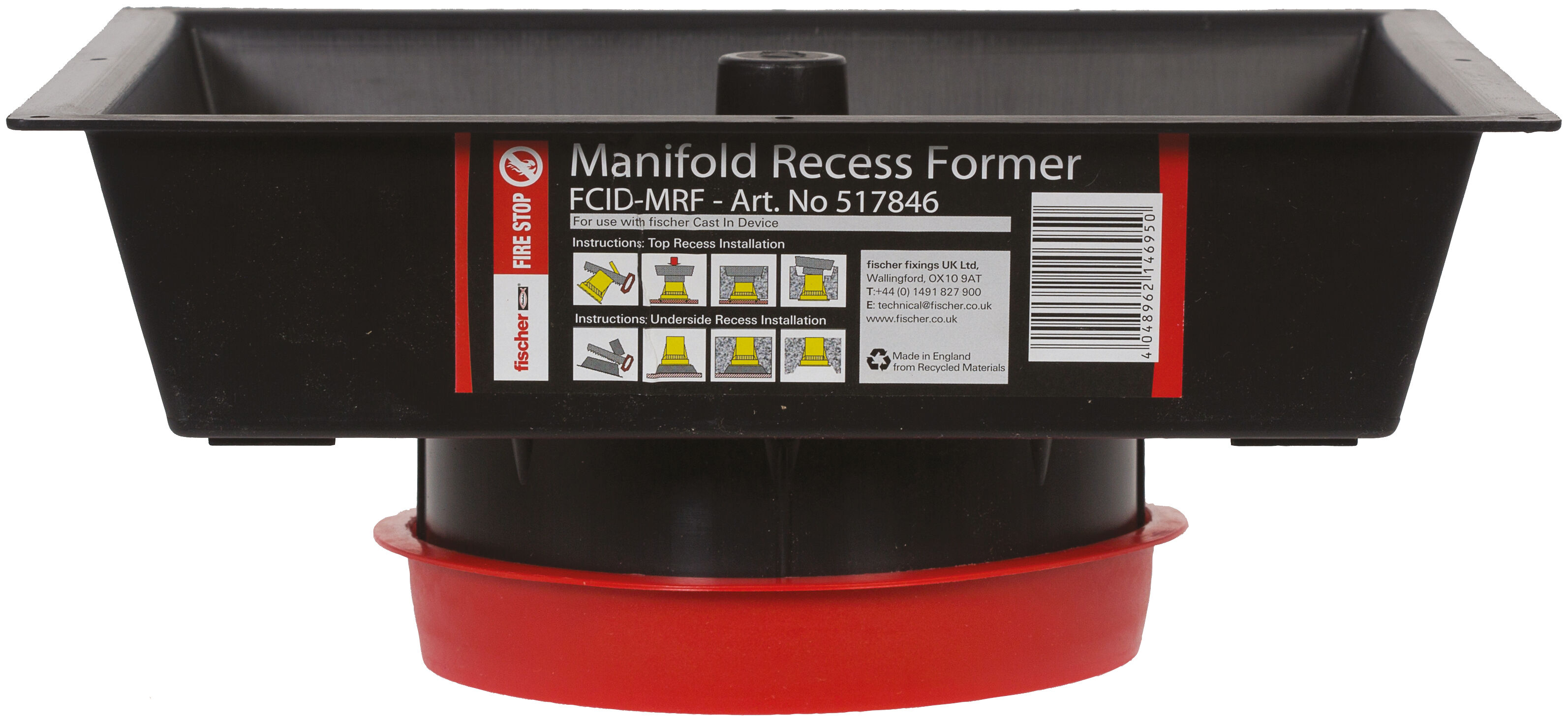 Product Picture: "fischer Cast in Device FCID-MRF Manifold Recess Former"
