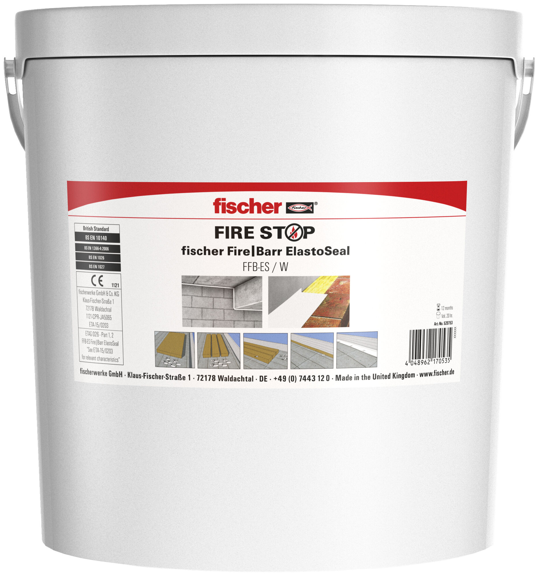 Product Picture: "fischer Fire I Barr ElastoSeal FFB-ES/W"