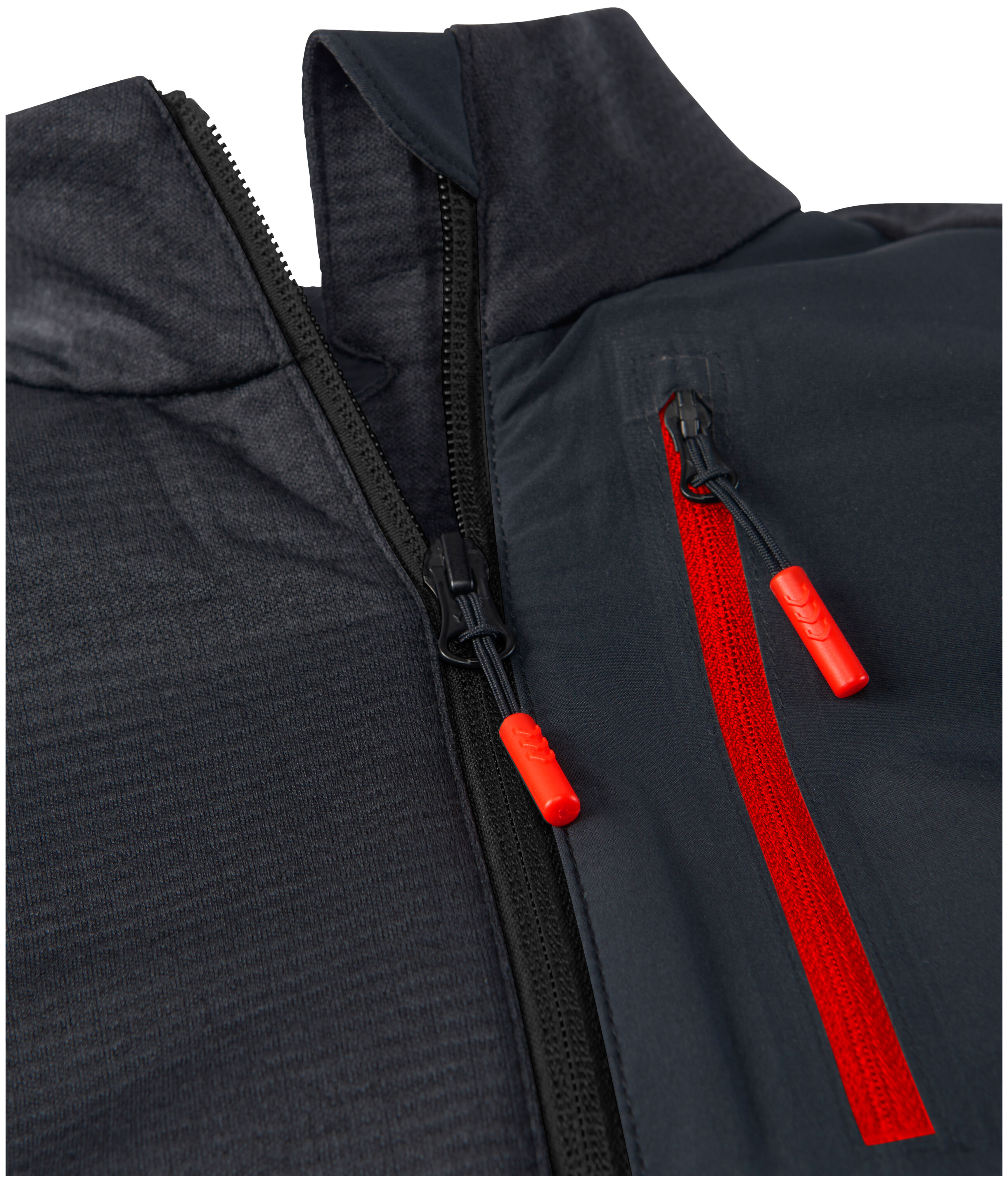 Product Picture: "fischer Comfort Pro ανδρικό φλις μπουφάν, S, μαύρο-κόκκινο"