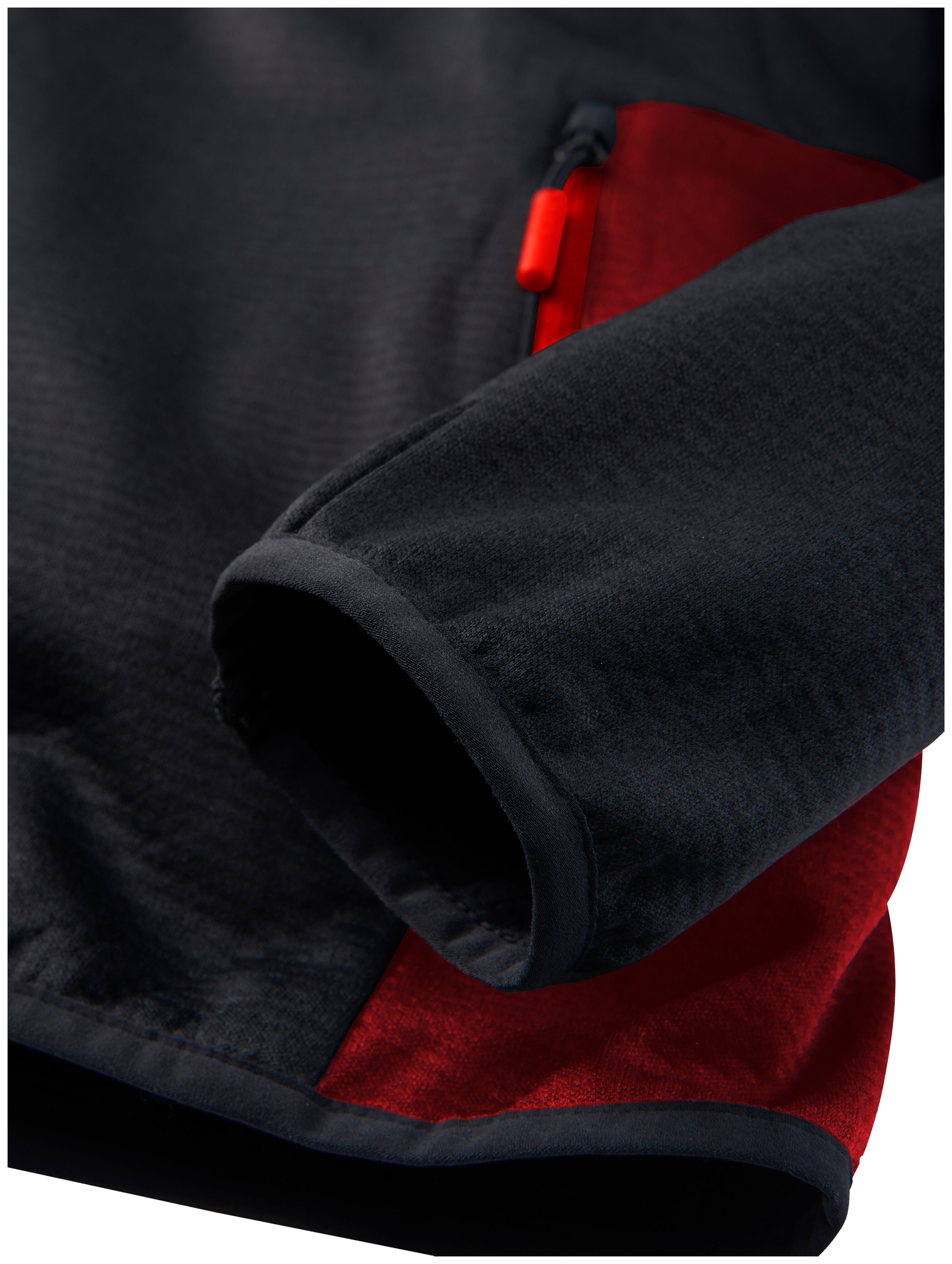 Product Picture: "fischer Comfort Pro ανδρικό φλις μπουφάν, S, μαύρο-κόκκινο"