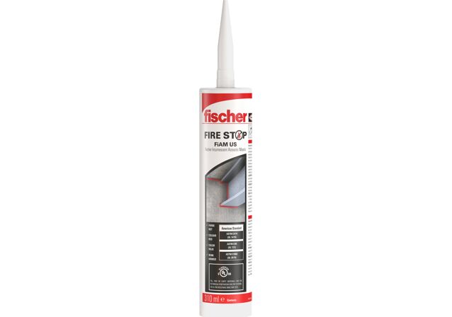 Product Picture: "fischer Intumescent Acoustic Mastic FiAM US"