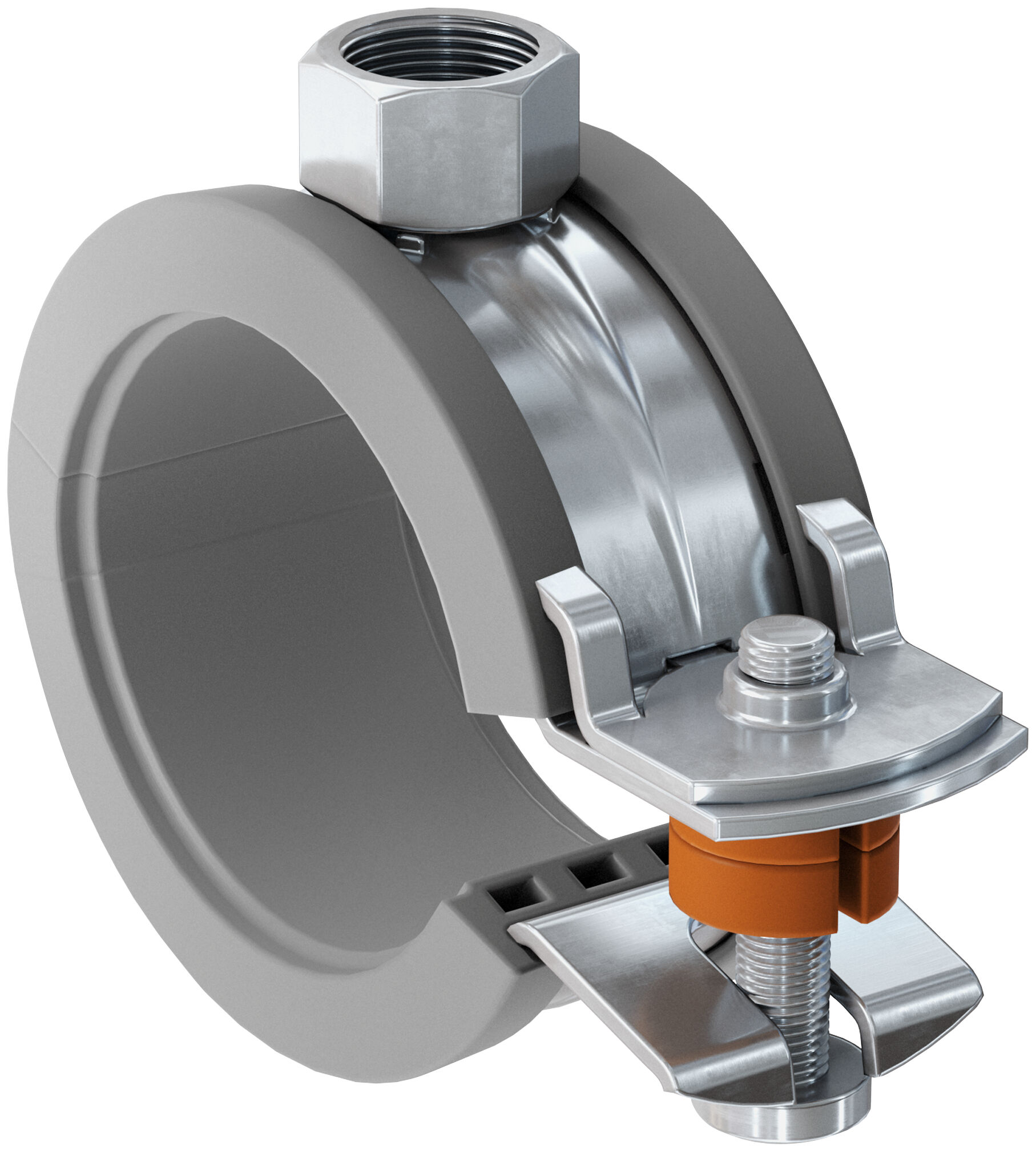 Product Picture: "fischer Hinged pipe clamp FKS Plus for plastic pipes FKS Plus 56 - 63"