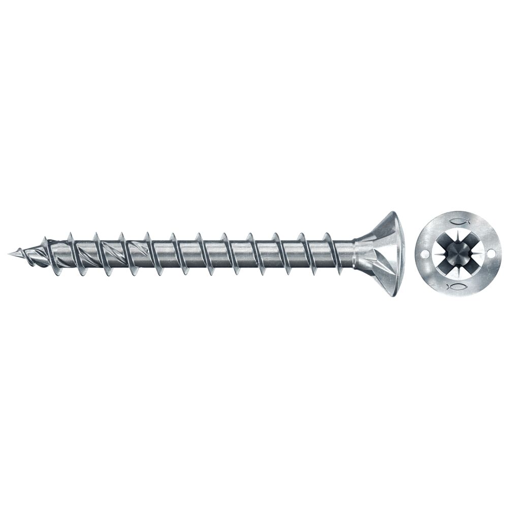 Vis PowerFast FPF II CTF 3,0x30 BC 200 Tête fraisée, empreinte TX, zingué blanc Vis PowerFast FPF II CTF 3,0x30 BC 200 Tête fraisée, empreinte TX, zingué blanc