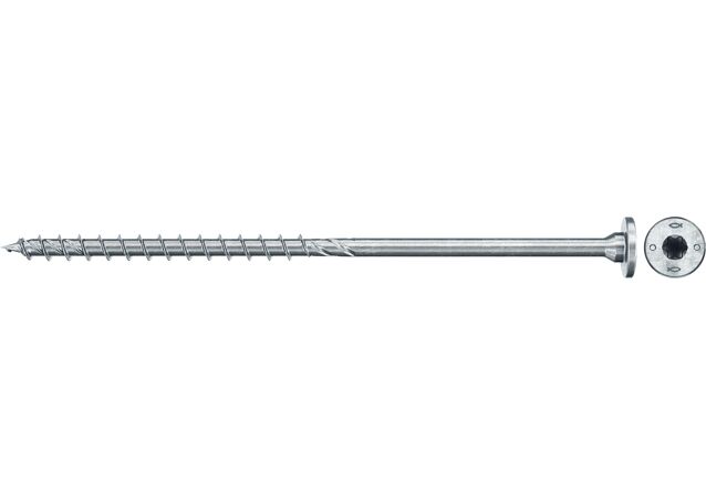 Produktbild: "fischer Spanplattenschraube PowerFast FPF II STP 6,0 x 180 BC 100, Stufensenkkopf, TX Antrieb, Teilgewinde, blau passiviert, galvanisch verzinkt, 100 Stück"