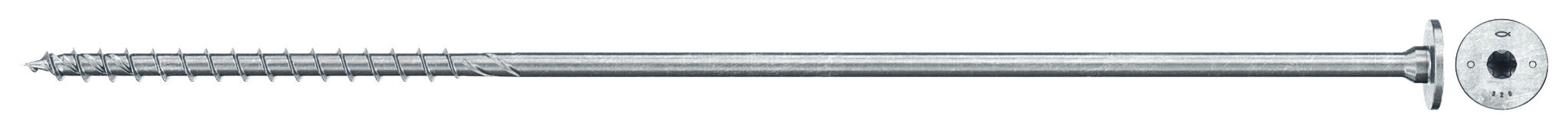 Product Picture: "fischer PowerFast FPF II STP 8.0 x 360 BC 50 laippakanta TX osakierre sähkösinkitty"