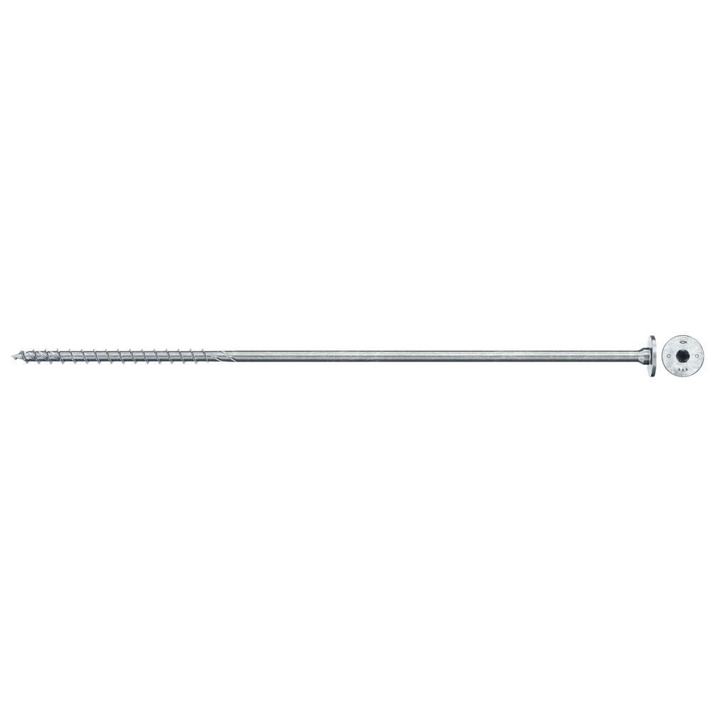 Tornillos Para Madera Fischer PowerFast II - Pack De 50 Unidades, Medida 8.0x80 Mm, Cabeza Avellanada TX