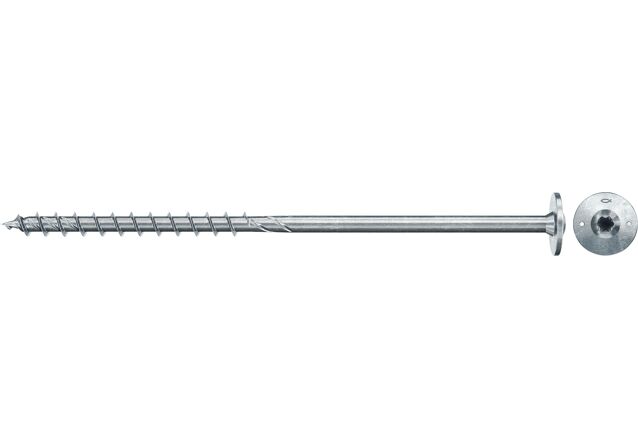 Produktbild: "fischer Holzbauschraube PowerFast FPF II WTP 10,0 x 240 BC 50, Tellerkopf, TX Antrieb, Teilgewinde, blau passiviert, galvanisch verzinkt, 50 Stück"