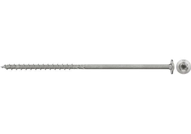 Produktbild: "fischer Spanplattenschraube PowerFast FPF II WTP 6,0 x 180 A2 100, Tellerkopf, TX Antrieb, Teilgewinde, Edelstahl A2, 100 Stück"