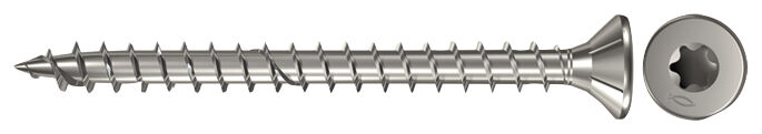 Product Picture: "fischer PowerFast 4.0 x 30 countersunk head A4 full thread TX star recess"