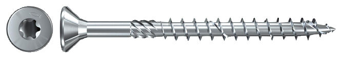Product Picture: "fischer PowerFast 4,0 x 40 countersunk head BONUS zinc plated partial thread TX star recess"