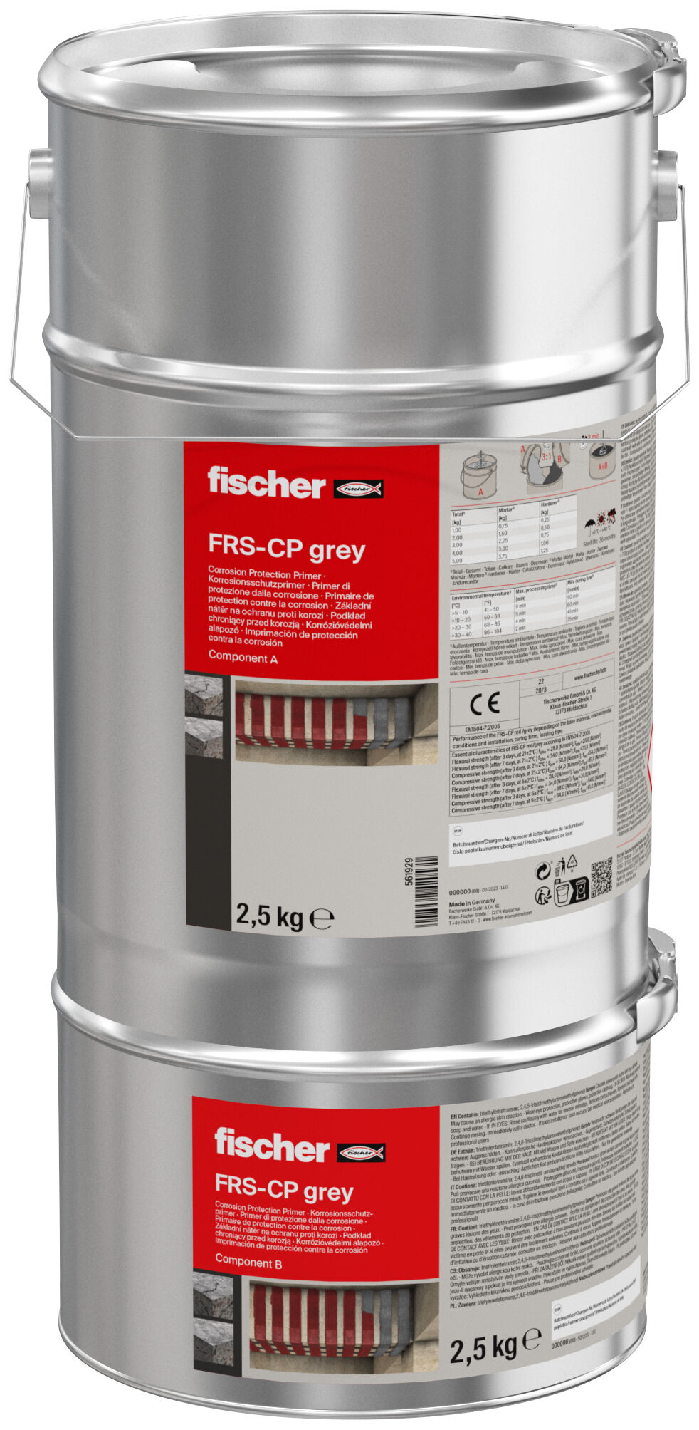 Product Category Picture: "Corrosion protection primer FRS-CP red &amp; grey"
