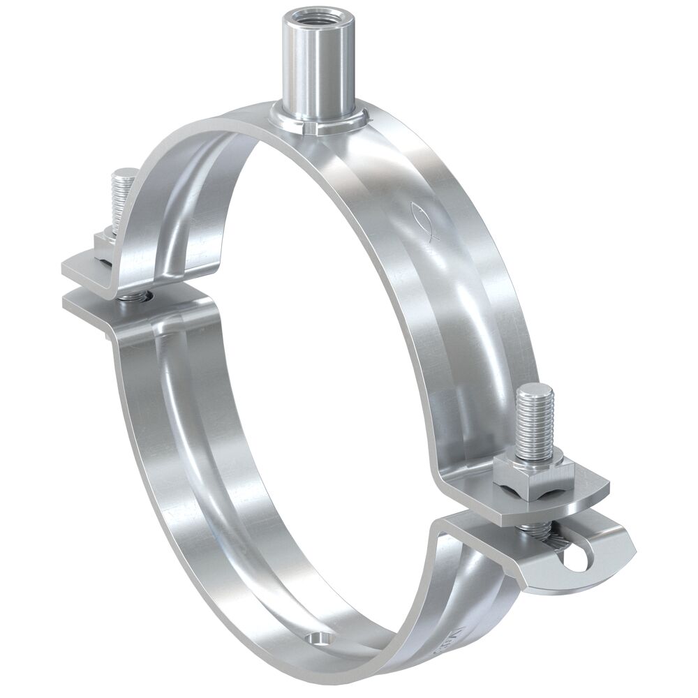 fischer heavy duty pipe clamp FRSMN 102-108 with combination thread M10/M12