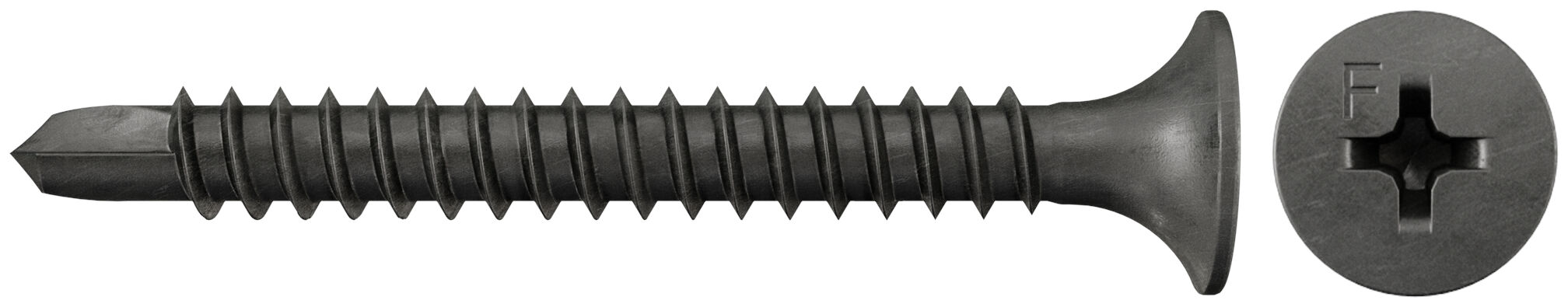 Product Picture: "fischer drywall screw 3.5 x 25 trumpet shape head phosphated FG BS PH"