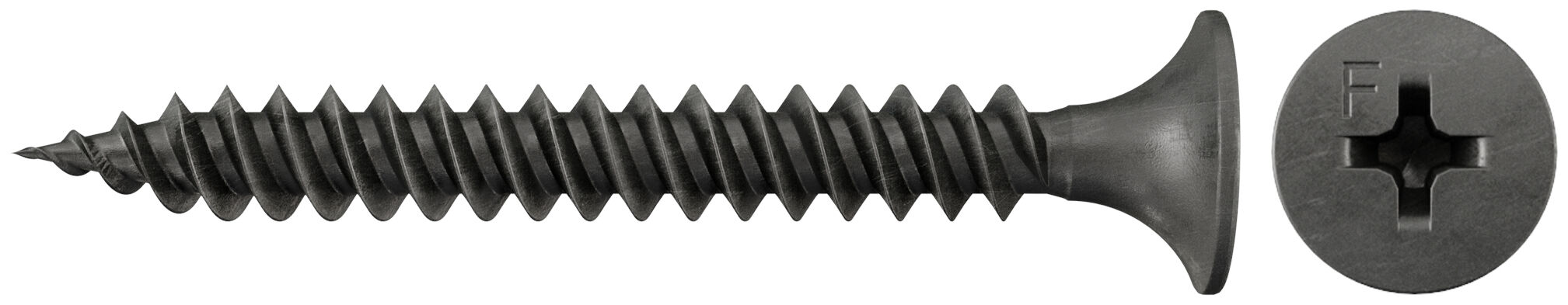 Product Picture: "fischer drywall screw 3.5 x 25 trumpet shape head phosphated FG PH"