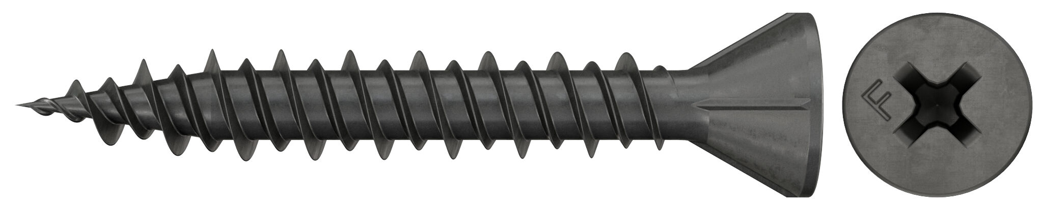 Product Picture: "fischer Kipsilevy ruuvit 3,9 x 32 jossa on trumpetin muotoinen pää fosfatoitu koko kierre PH"