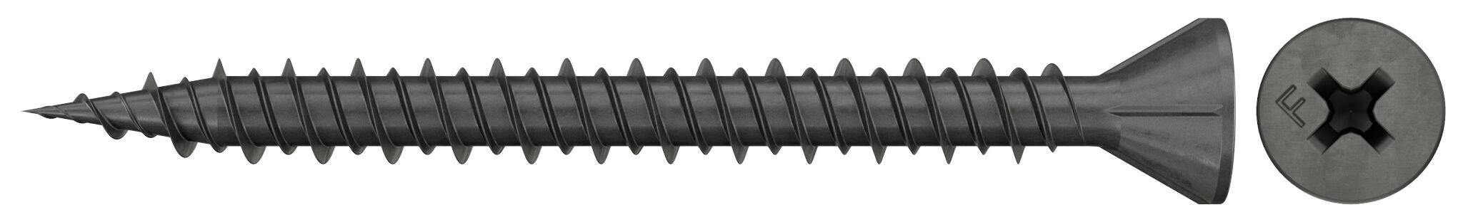 Product Picture: "fischer Kipsilevy ruuvit 3,9 x 41 jossa on trumpetin muotoinen pää fosfatoitu koko kierre PH"