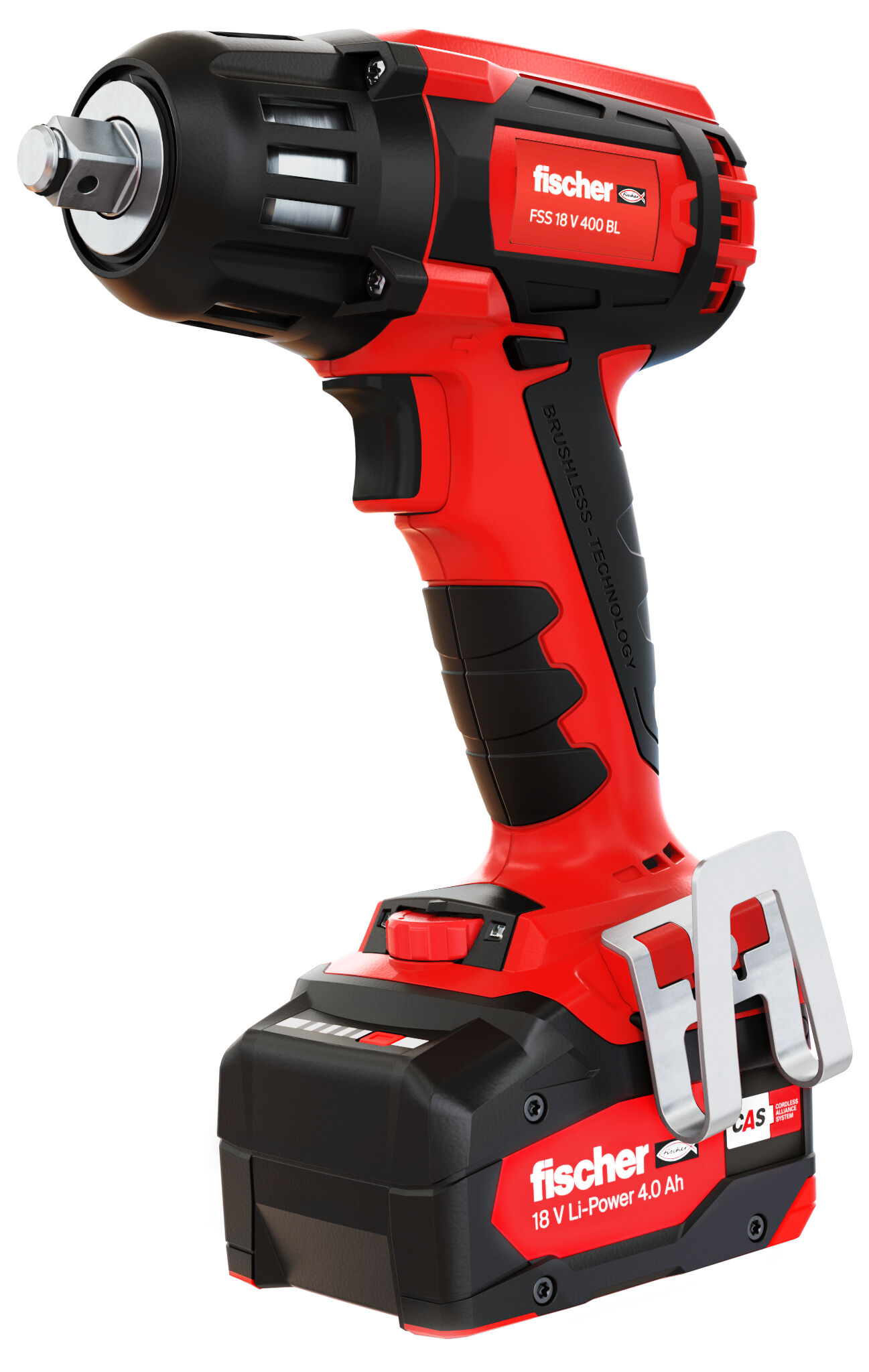 Product Picture: "fischer Cordless impact wrench FSS 18V 400 BL Set 4"