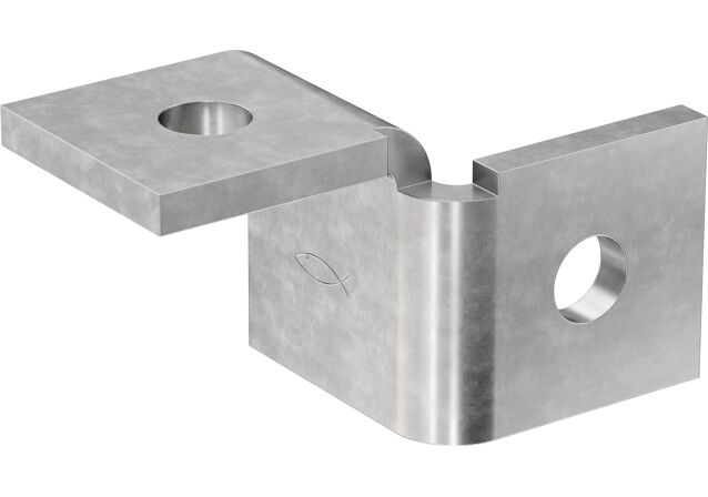 Product Picture: "fischer Flanges FUF 180°L hot-dip galvanised"