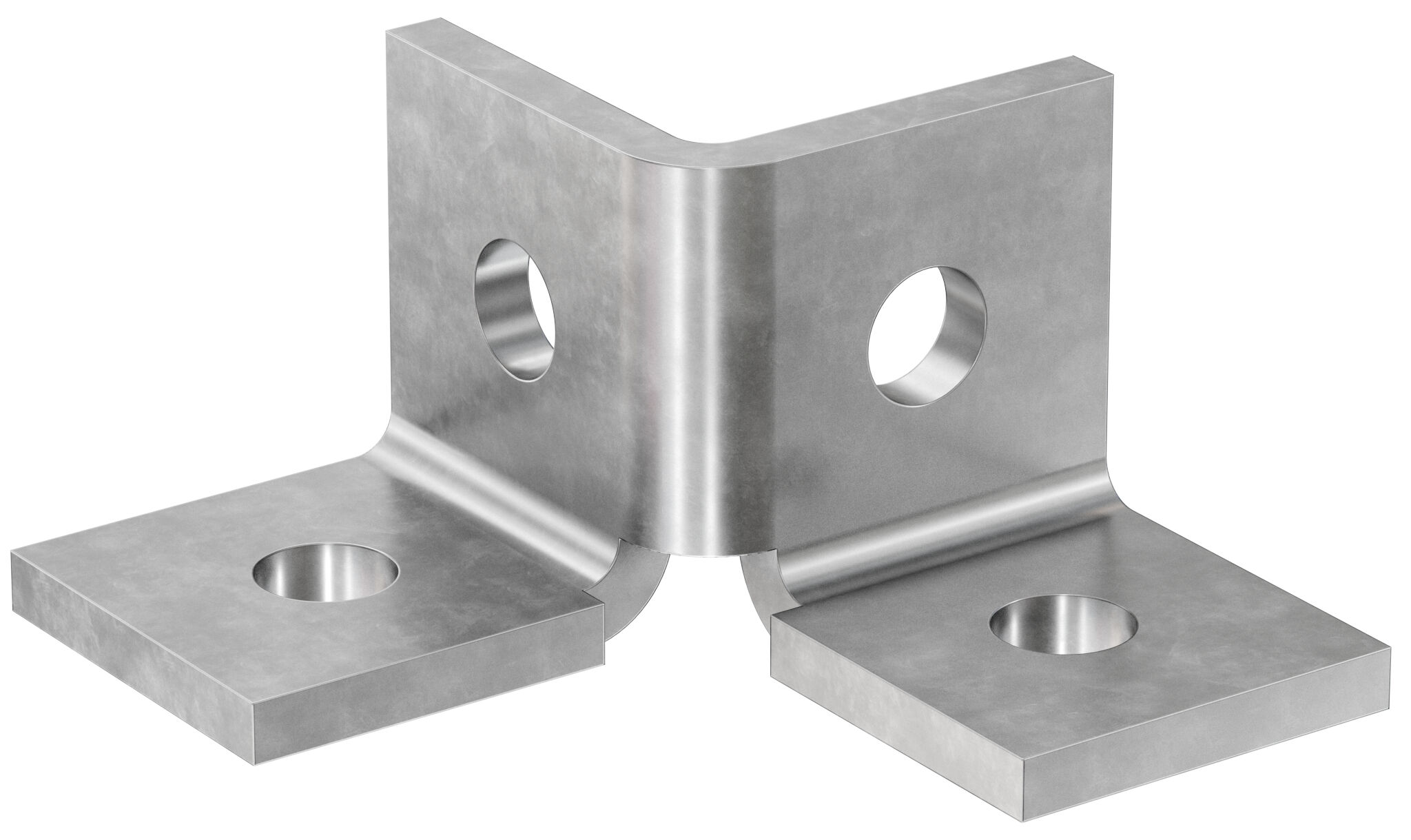 Product Picture: "fischer Flanges FUF 4Y hot-dip galvanised"