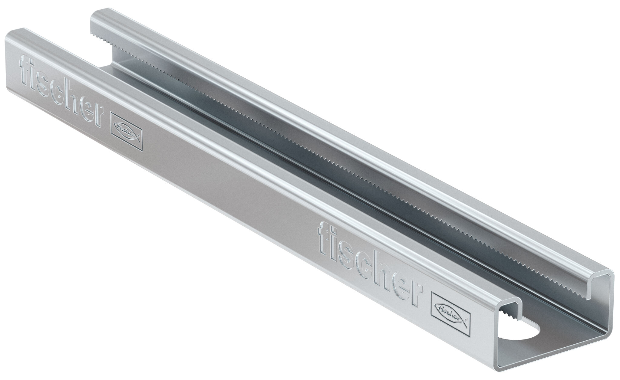 Product Picture: "fischer Montageschiene FUS-C 21/2.0 - 6 m zm, zinc-magnesium pre-coated steel"