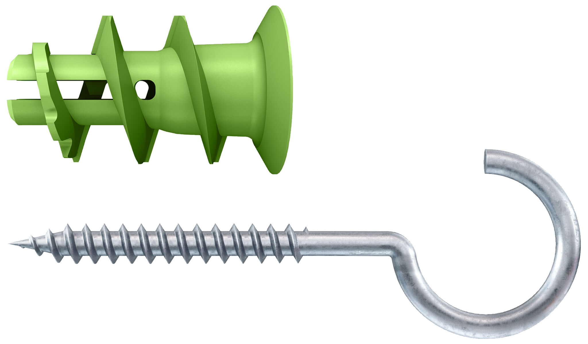Product Picture: "fischer Plasterboard fixing GK Green RH with round hook"