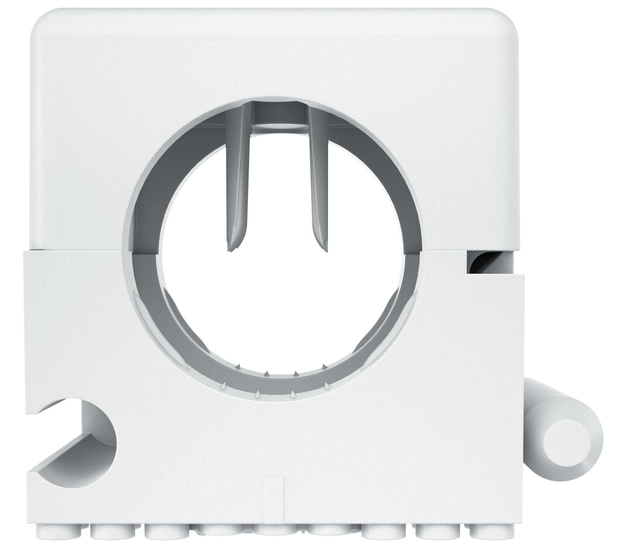 Product Picture: "fischer Saddle clip SCH 1216 Grey RAL 7035"