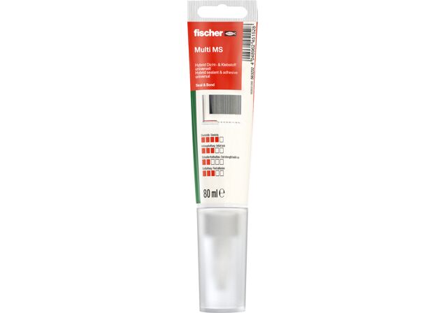 Product Picture: "fischer construction adhesive Multi MS white 80 ml Tube"