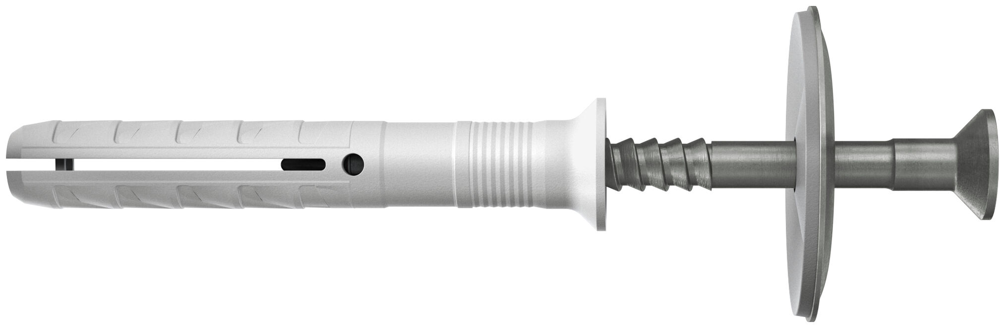 Produktbild: "fischer Nageldübel N 6 x 40/10 S D Senkkopf und Dichtscheibe A2 nichtrostender Stahl"