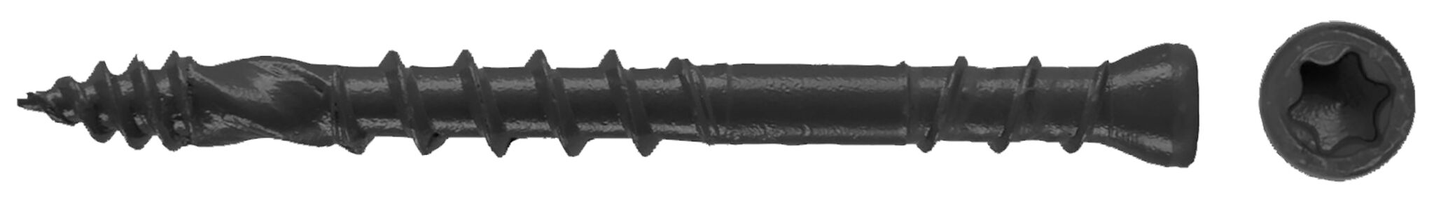 Product Picture: "fischer Panelskrue PanelFast ZT 4,3 x 45 svart Syrefast A4 Bøtte"