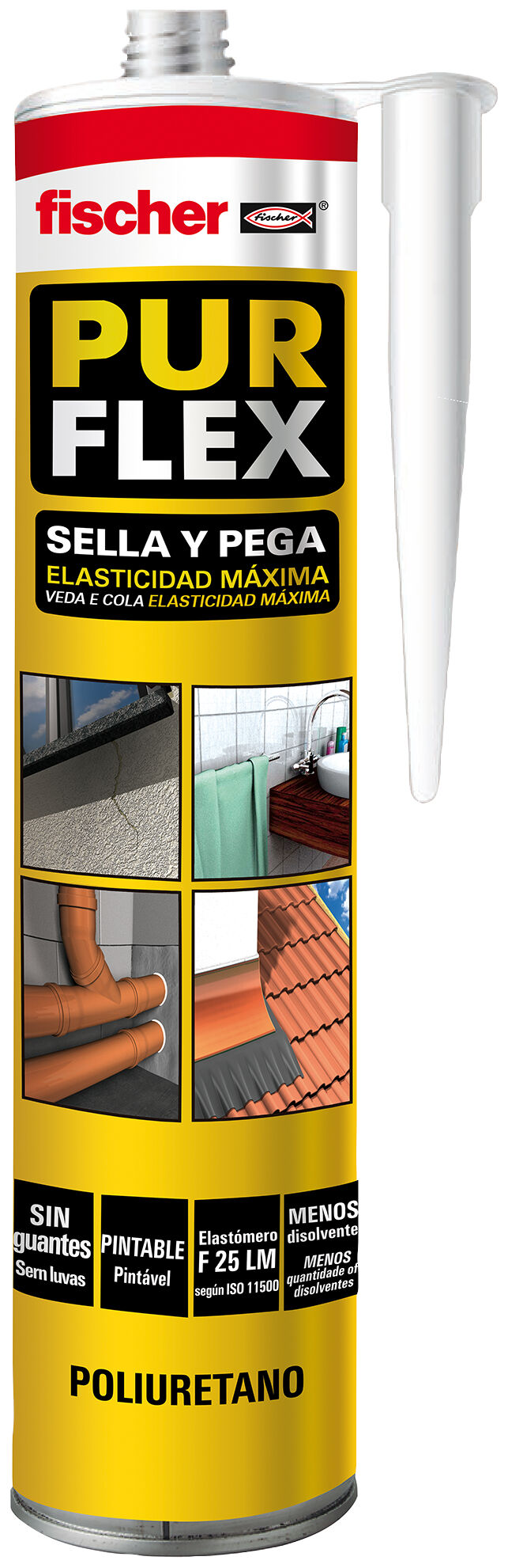 Product Picture: "fischer Purflex 600ml blanco"