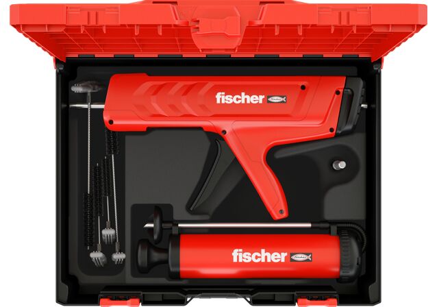 Εικόνα προϊόντος: "fischer FIS CC Βαλιτσάκι εργαλείων καθαρισμού τρυπών και τοποθέτησης χημικών αγκυρίων"