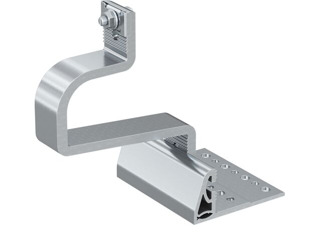 Product Picture: "fischer hook for pitched roof with tiles covering and 3 adjustment positions RH 52-67 VB AL Aluminium"