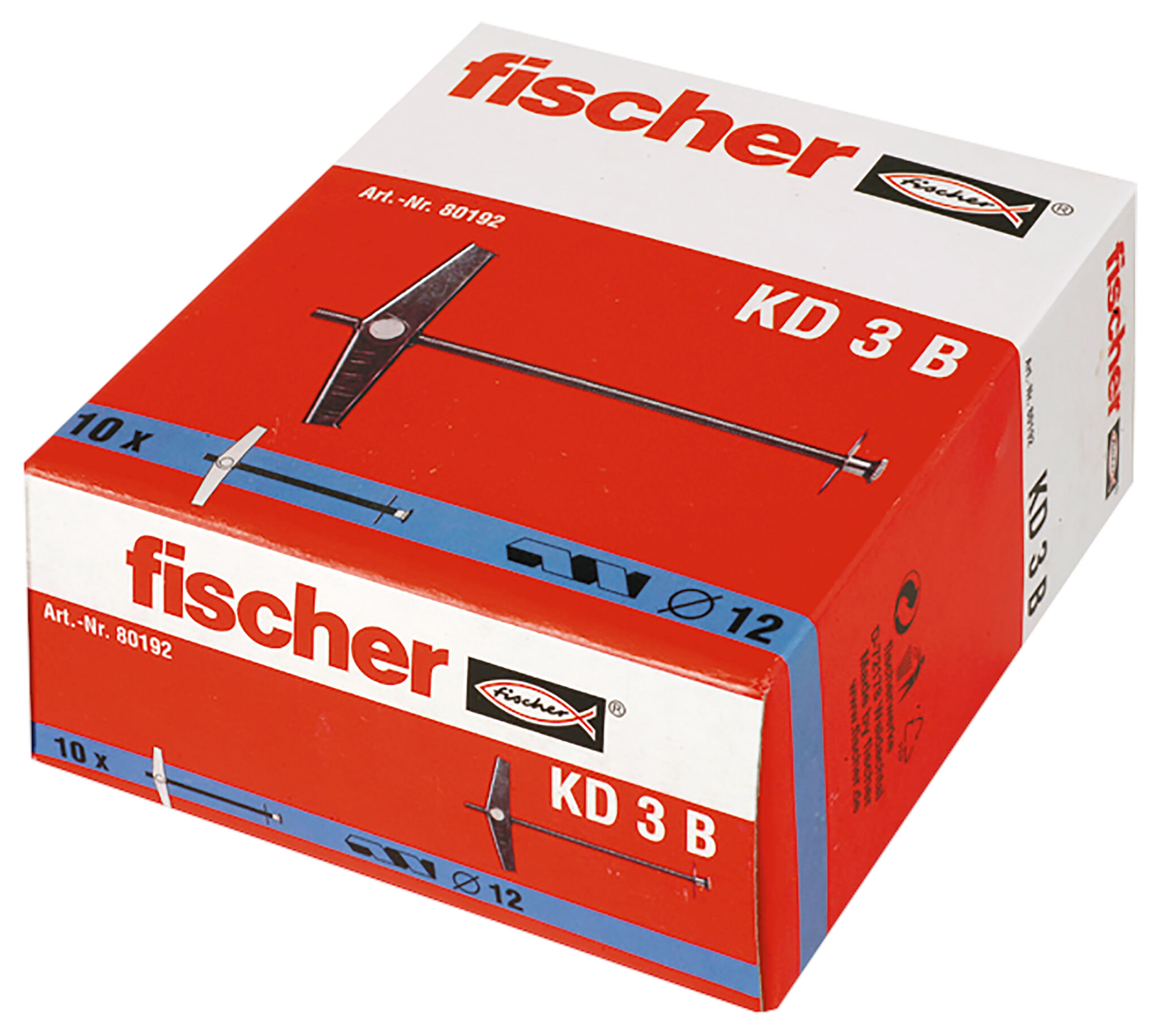 Packaging: "fischer Spring toggle KD 3 B"