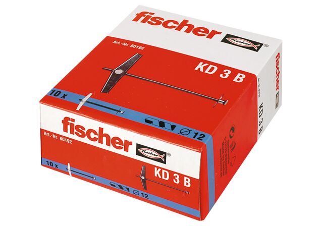 Packaging: "fischer Spring toggle KD 3 B"