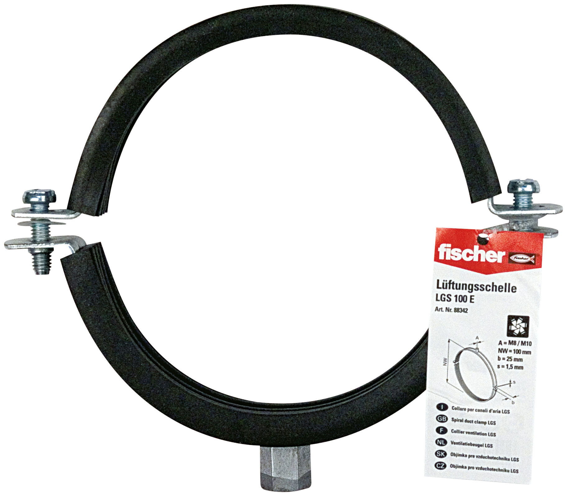 Product Picture: "fischer 공조 덕트용 클램프 LGS 100 E"