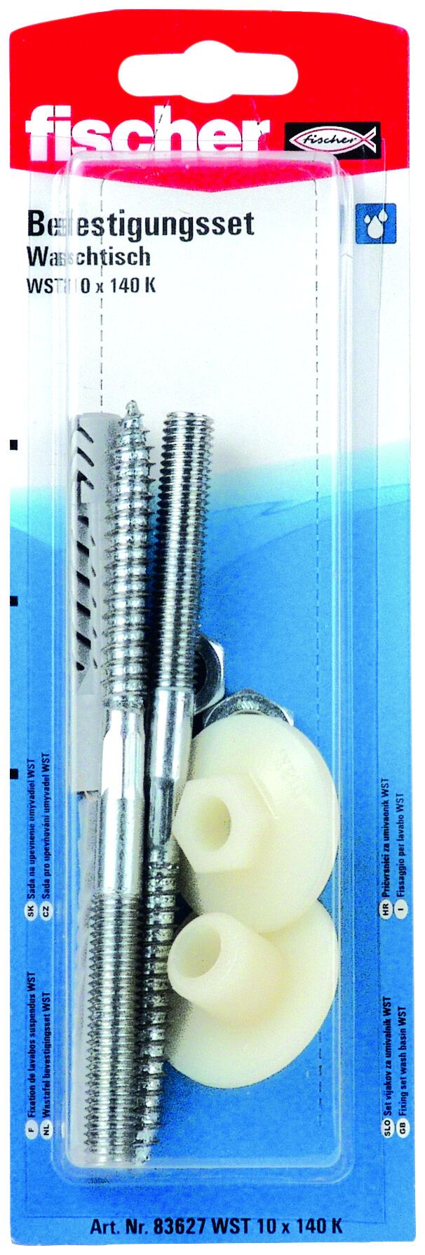 Packaging: "Крепеж для раковин WST 10 x 140"