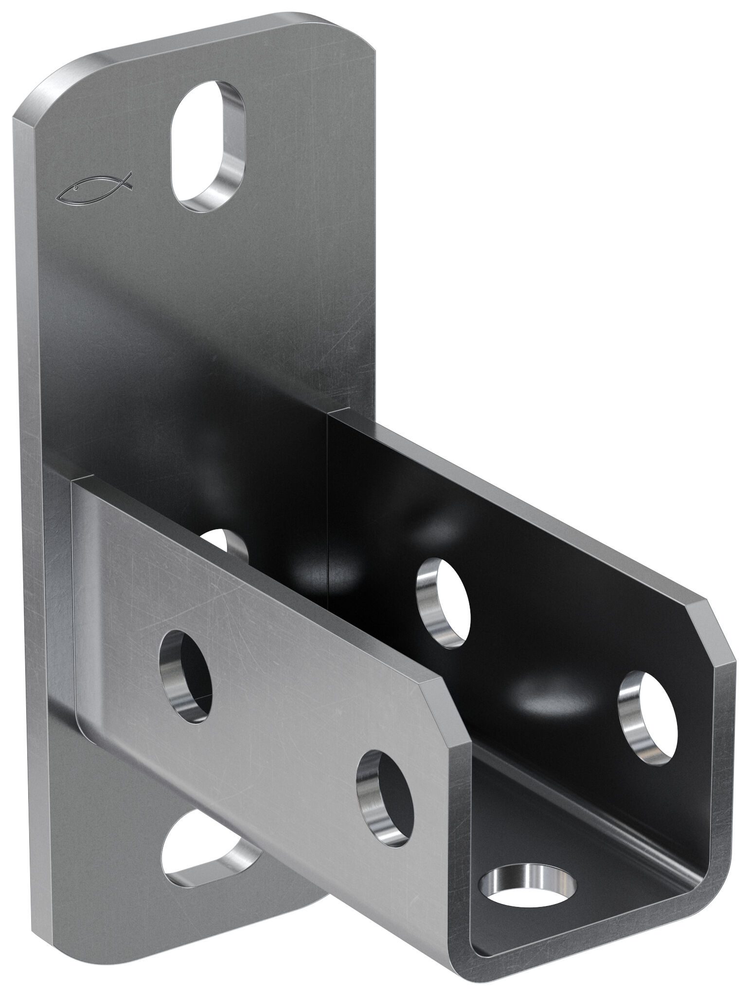 Product Picture: "fischer Saddle flange SF L 41 stainless steel A4"